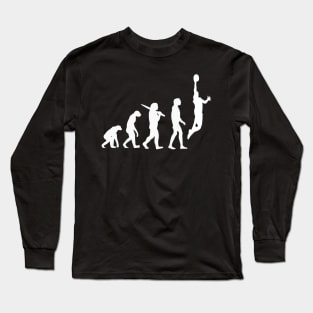 Awesome Evolution of Basketball Hoops Players Long Sleeve T-Shirt